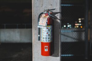 Store your fire extinguishers properly
