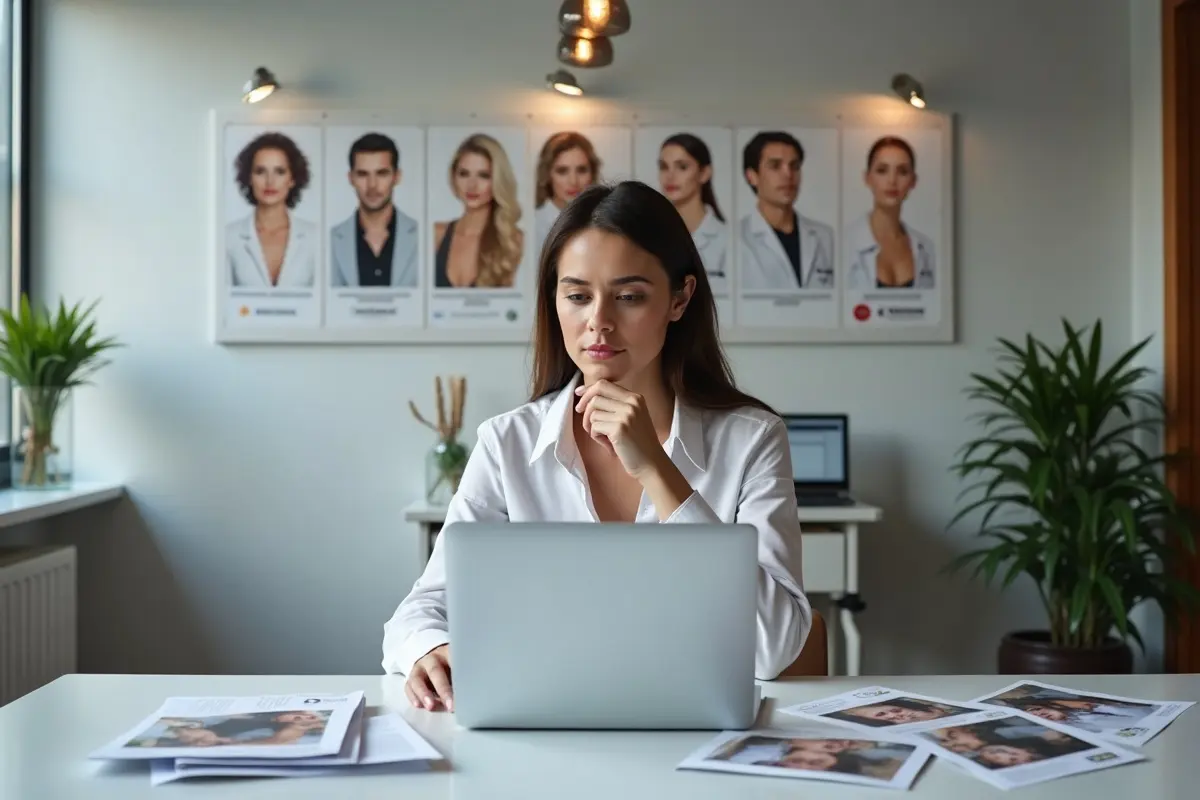 person choosing right plastic surgeon through careful research and evaluation